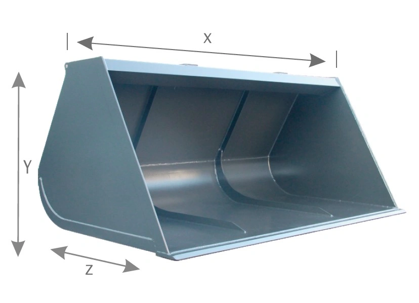 2,5 m³ Schaufel gerundet mit JCB Q-Fit