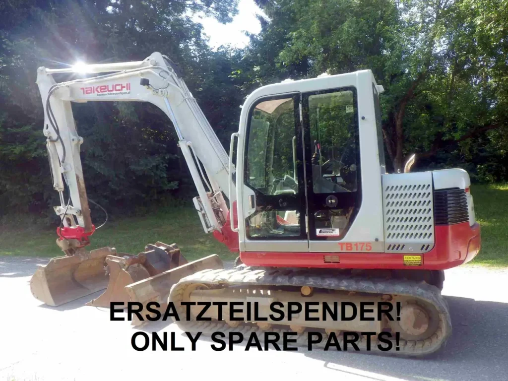Takeuchi - TB 175 - ERSATZTEILSPENDER !!!